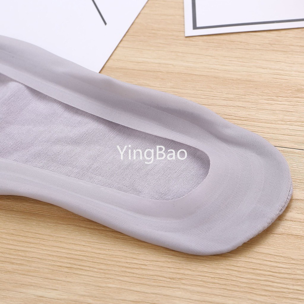 Vớ Thuyền Cổ Thấp Mềm Mại Co Giãn Chống Trượt Dễ Thương Dành Cho Nữ