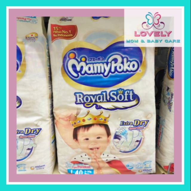 Tã Giấy Dán Mềm Mại Mamy Poko L40 L 40