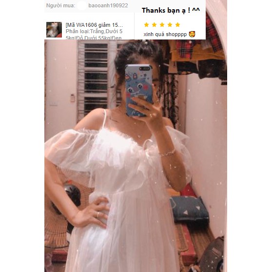 Đầm 2 dây lưới nhúm đan dây ngực | BigBuy360 - bigbuy360.vn