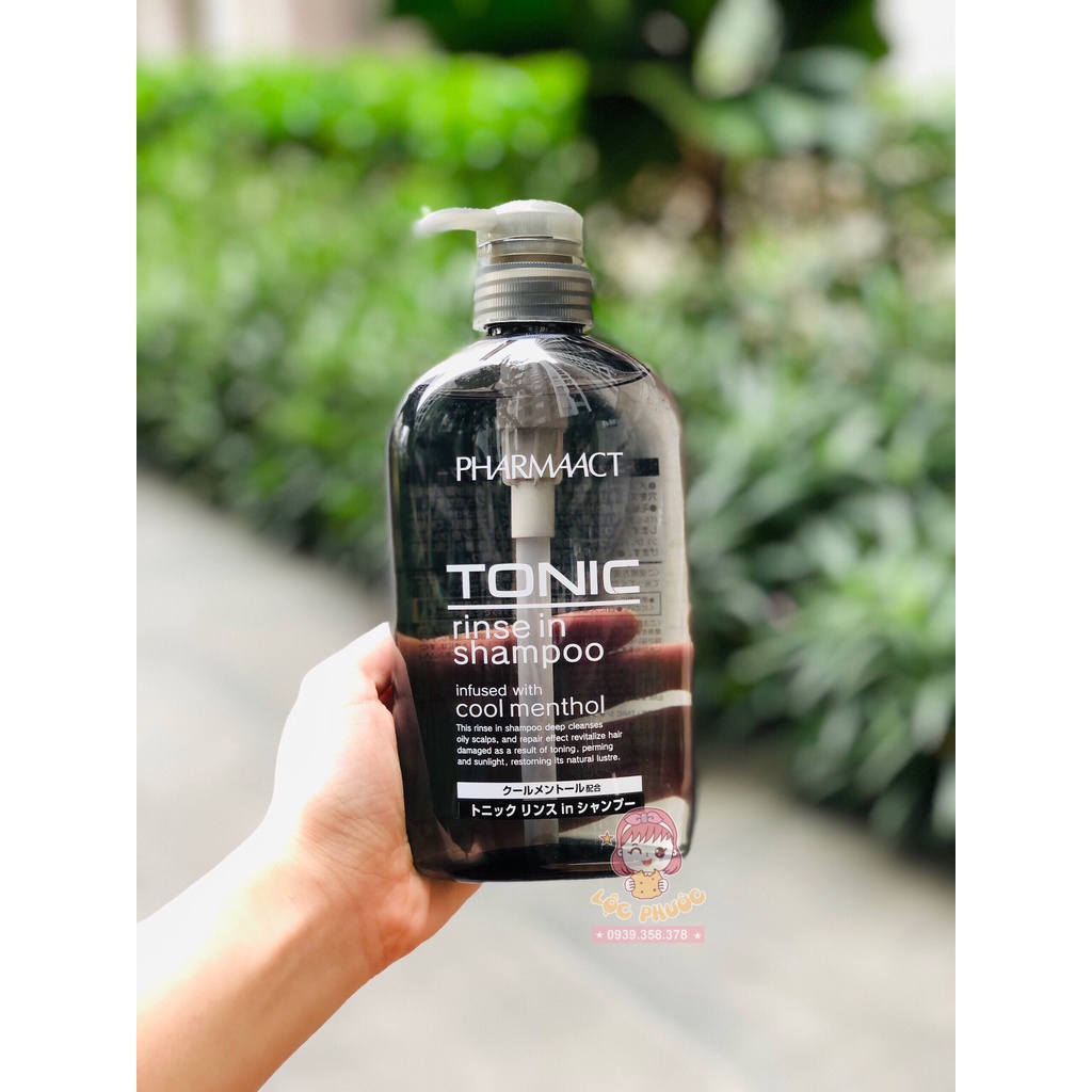 TẮM GỘI NAM PHARMAACT TONIC 600ML