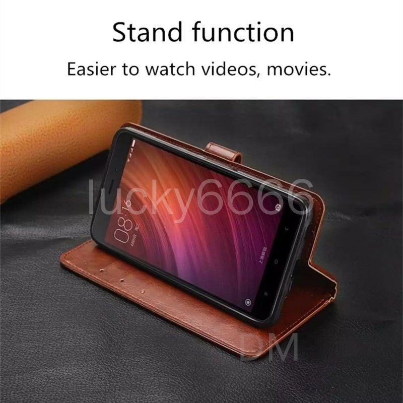 Samsung S9 S7 EDGE S6 EDGE S8 + S9 S10 + S7 Flip Phone Case Business Card Holder Flip Leather Case Wallet Phone Case