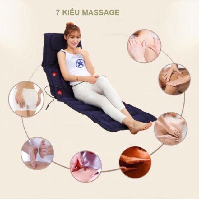 Đệm massage toàn thân cao cấp - massage toàn thân có hồng ngoại