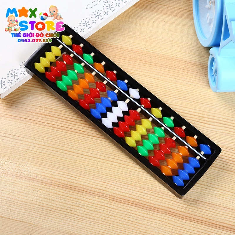 Bảng tính gảy hạt, bàn tính Soroban 15 Cột Đầy Đủ Hàng Tỷ Triệu Trăm Chục Đơn Vị