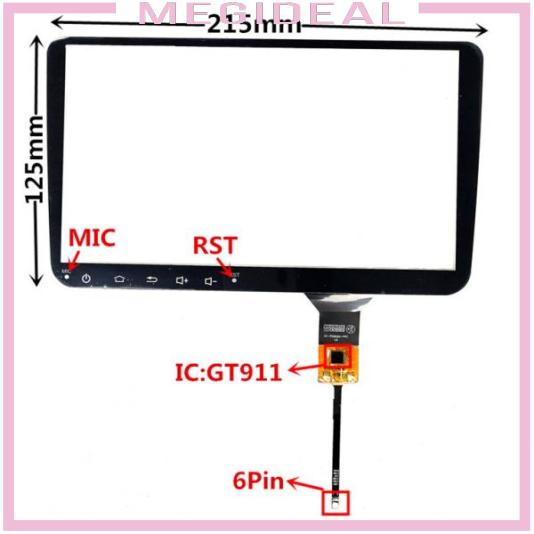 [MEGIDEAL]GT911 GPS Navigation Capacitive Touch Screen Digitizer for VW Volkswagen