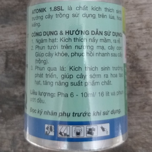 Phân Bón Lá Kích Thích Sinh Trưởng Atonik 1.8SL 100ml, phân bón lá kích rễ