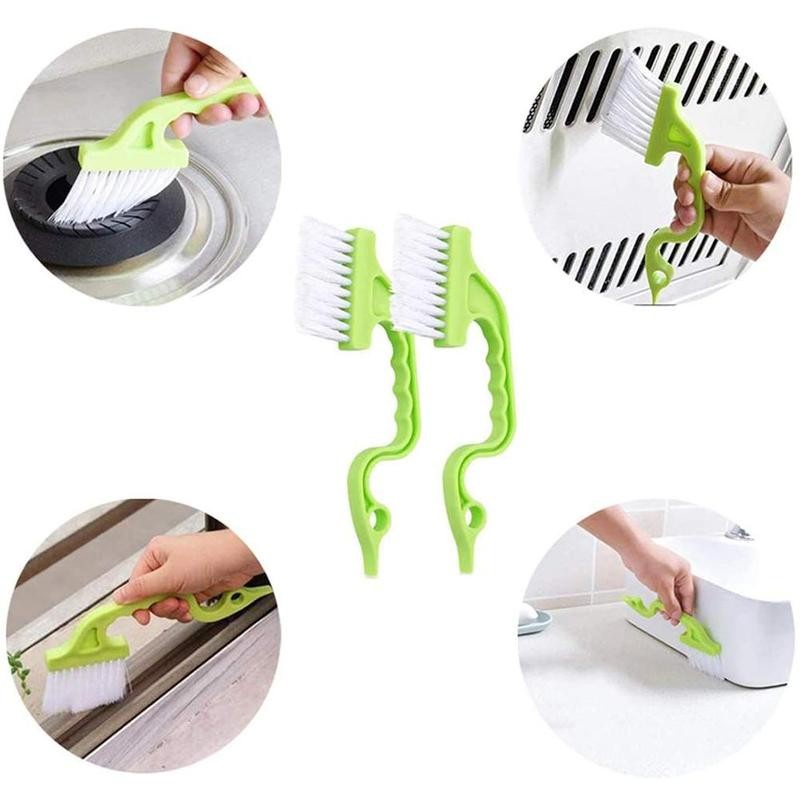 1 Pcs Multifunctional Swan Shape Nylon Window Sill Slot Cleaning Brush