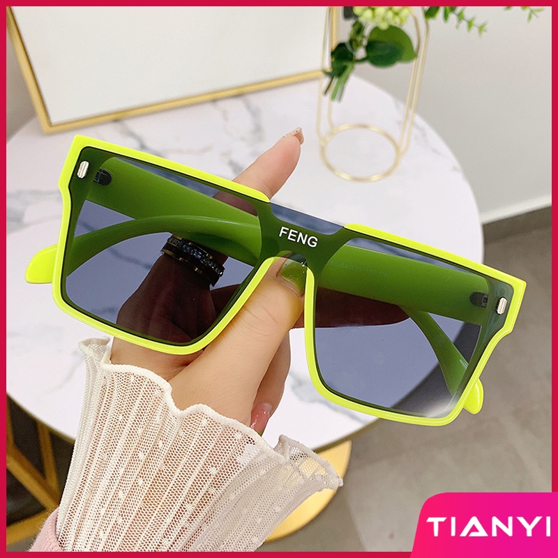 Kính Mát Vuông Gọng To Chống Tia UV Phong Cách Retro Thời Trang 2022 Cho Nam Và Nữ