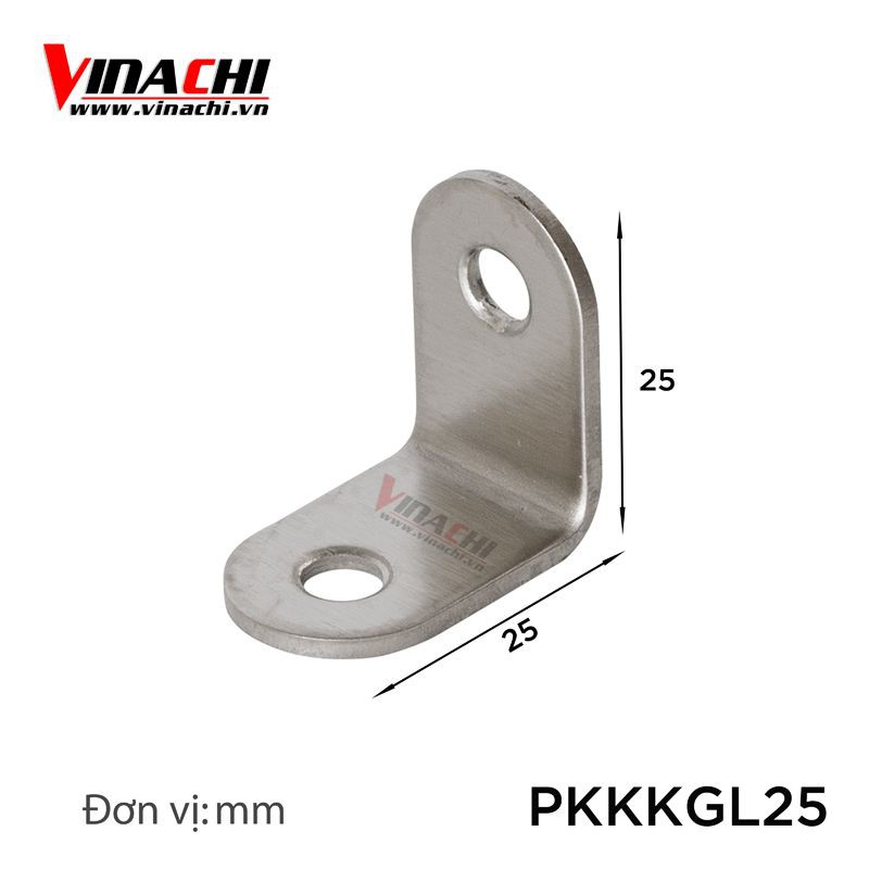 Ke góc vuông inox chữ L - Ke góc chữ L chuyên dùng để gắn kết hai thanh nhôm định hình vuông lại với nhau