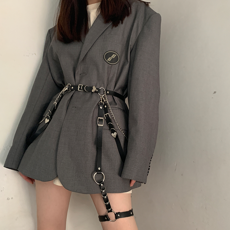 Thắt lưng phối dây xích phong cách lolita thời trang cá tính 22581