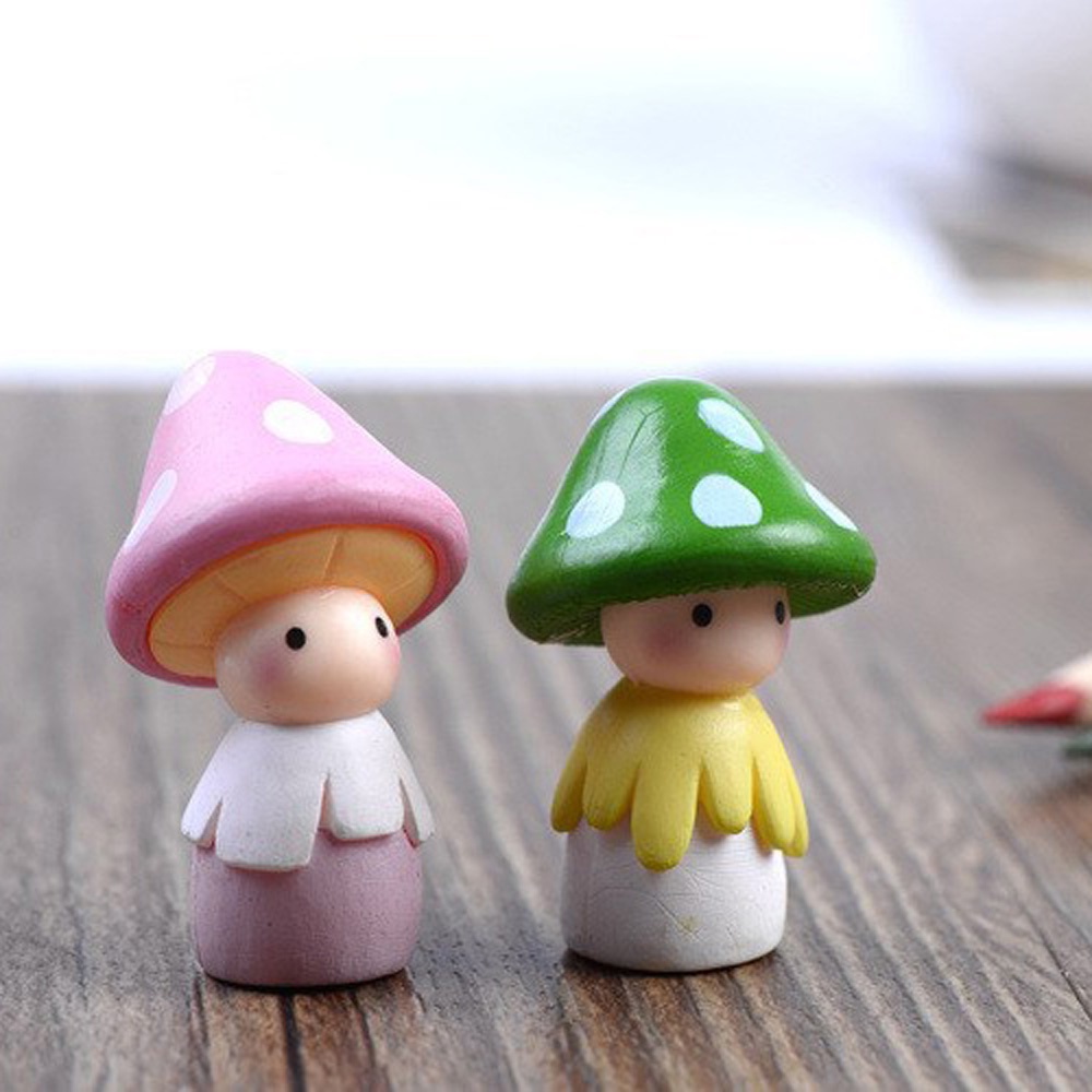 Epoch Đồ trang trí Cây Nấm Mini Bằng Nhựa Dùng Trang Trí Tiểu Cảnh