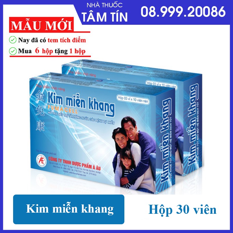 [CHÍNH HÃNG TÍCH ĐIỂM ] KIM MIỄN KHANG - Tốt Cho Các Bệnh Tự Miễn, Cải Thiện Vảy Nến & Lupus Ban Đỏ