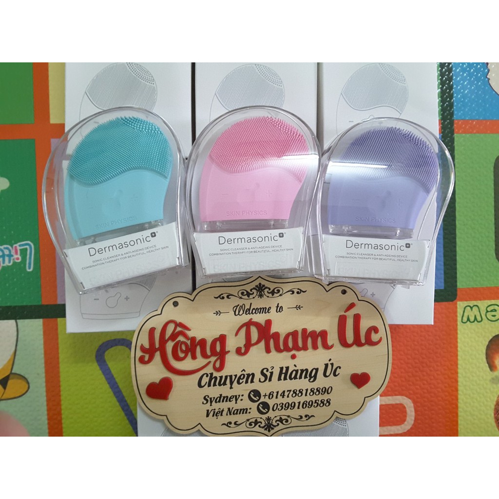 Máy rửa mặt Skin Physics Dermasonic Úc - SP luôn sẵn 4 màu nhé ạ - Các bạn cứ oder | BigBuy360 - bigbuy360.vn