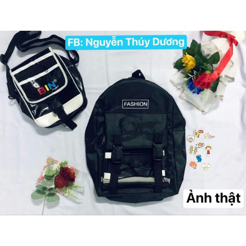 Balo fashion phản quang vải dù