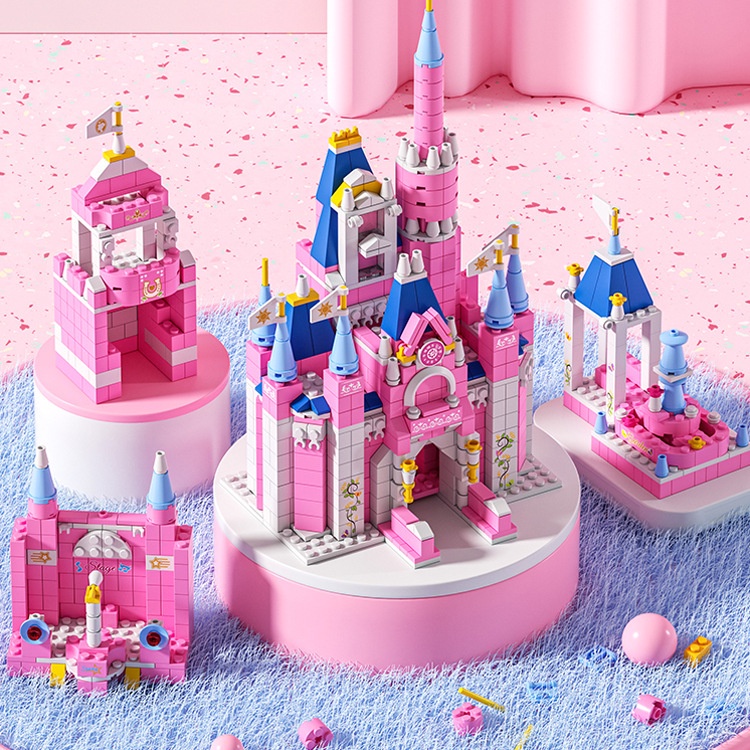 [1000 CHI TIẾT] Đồ chơi lắp ráp lego lâu đài công chúa LĐCC1000, bộ xếp hình lego lắp ghép mô hình, đồ chơi con gái
