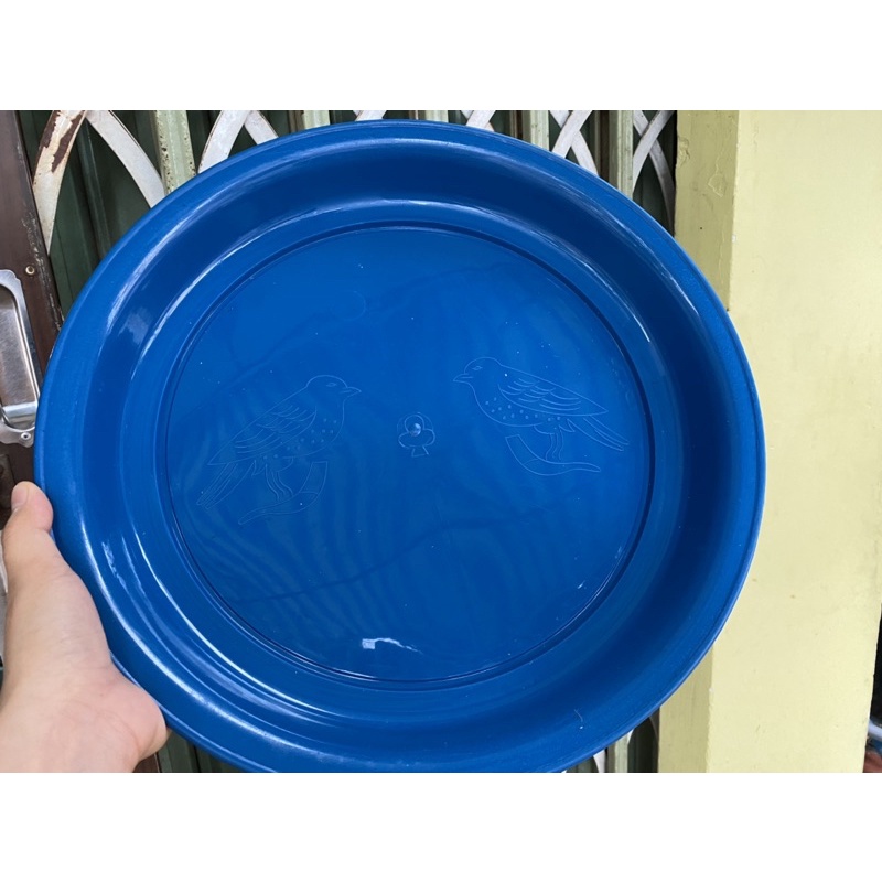 Máng  lót đáy lồng cho chim bằng nhựa- tròn nhiều size