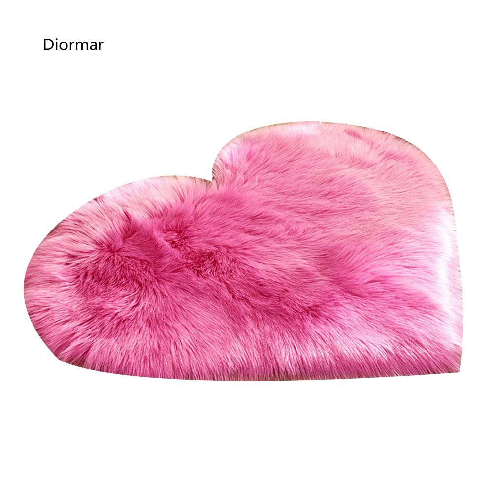 Thảm trải sàn hình trái tim sáng tạo chống trượt