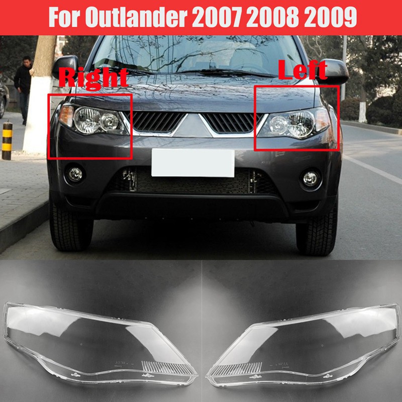 Ốp Chụp Đèn Chất Lượng Cao Dành Cho Mitsubishi Outlander 2007 2008 2009