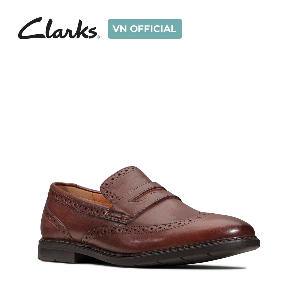 Giày tây lười CLARKS Banbury Slip màu Nâu