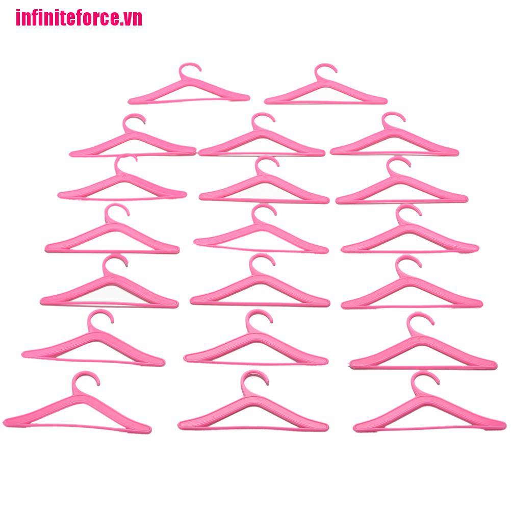Bộ 20 Móc Treo Quần Áo Màu Hồng Xinh Xắn
