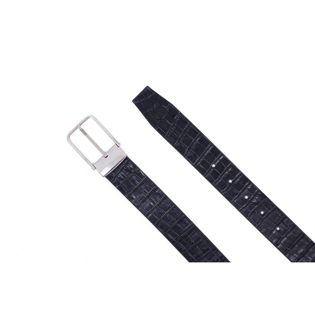 Thắt Lưng Nam Da Bò Cao Cấp Màu Đen, Màu Nâu WT Leather STAMP CROC