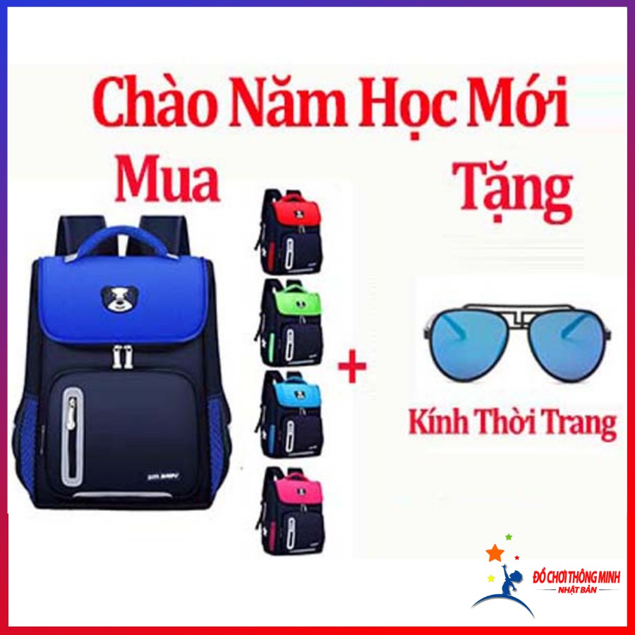 Balo Học Sinh Balo Gấu Cho Bé Cấp 1 Chống Gù,Có Phản Quang,Chống Thấm Nước