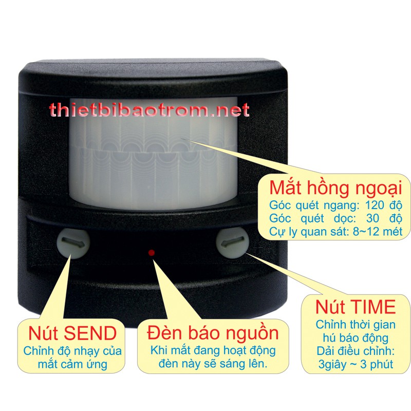 Báo Trộm Hồng Ngoại PG-113A