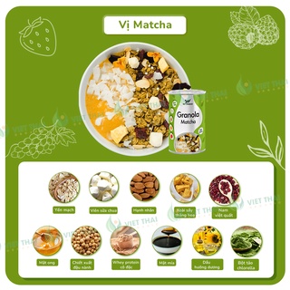 Ngũ cốc granola giảm cân ăn kiêng mix sữa chua sấy khô siêu ngon befresco - ảnh sản phẩm 7