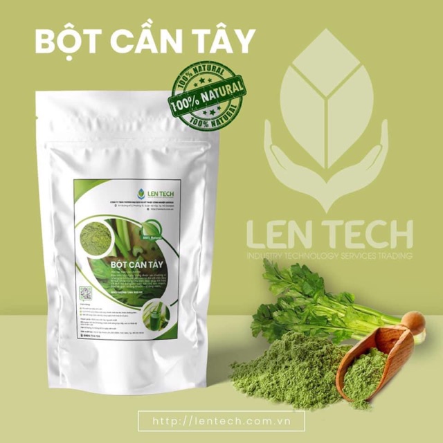 [GIẢM 5%]Bột cần tây LENTECH túi 100gram