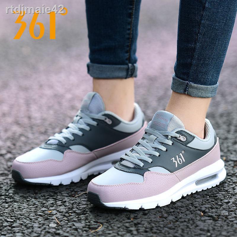 Giày thể thao nữ▥361 ° Ladies Running Shoes Giày nữ đệm khí thể thao phụ độ lưới thoáng hấp thụ sốc chạy bộ chống