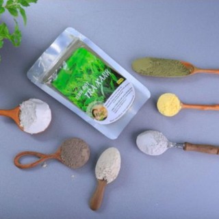 Tinh bột TRÀ XANH CatChy 100g túi - Măt nạ dưỡng da ngăn ngừa mụn và vết thâm