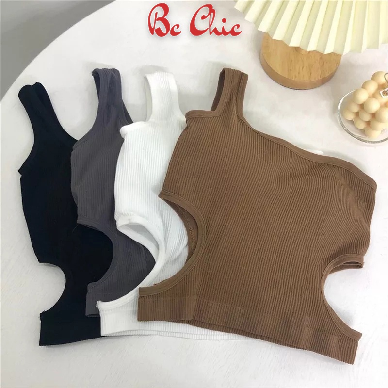 Áo Nữ thiết kế 1 Vai Chéo Dây khoét eo không gọng nâng ngực co giãn cao cấp mã Bra B1823 BC_CHIC LINGERIE