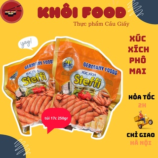 Xúc xích phomai Steffi mini chiên thả lẩu siêu hấp dẫn 17 chiếc ( túi 250gr)