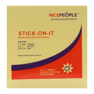 Giấy note vàng (giấy ghi chú) note 3x3 100 tờ/tập