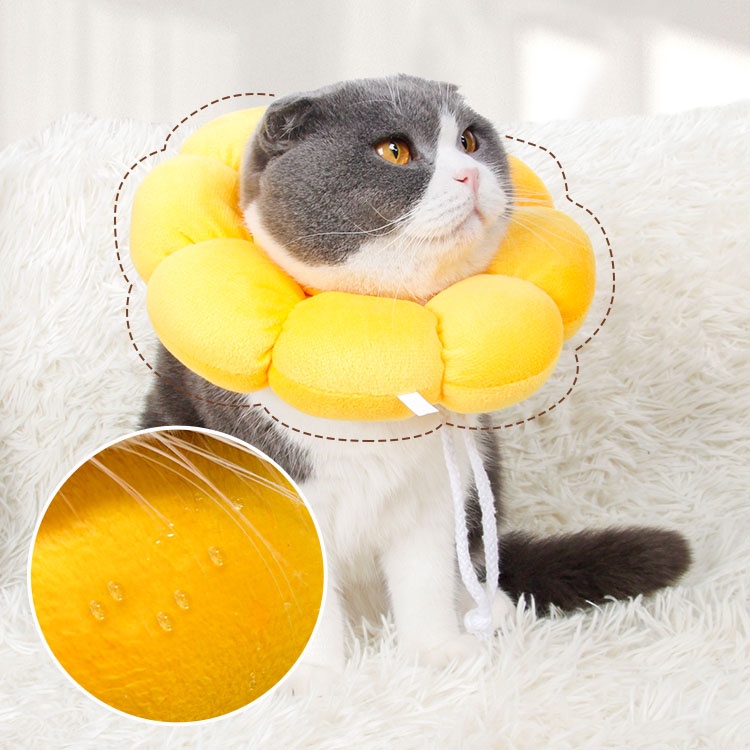 Gối Chống Liếm Hình Bông Hoa Cho Chó Mèo GCL001 MIAOCAT