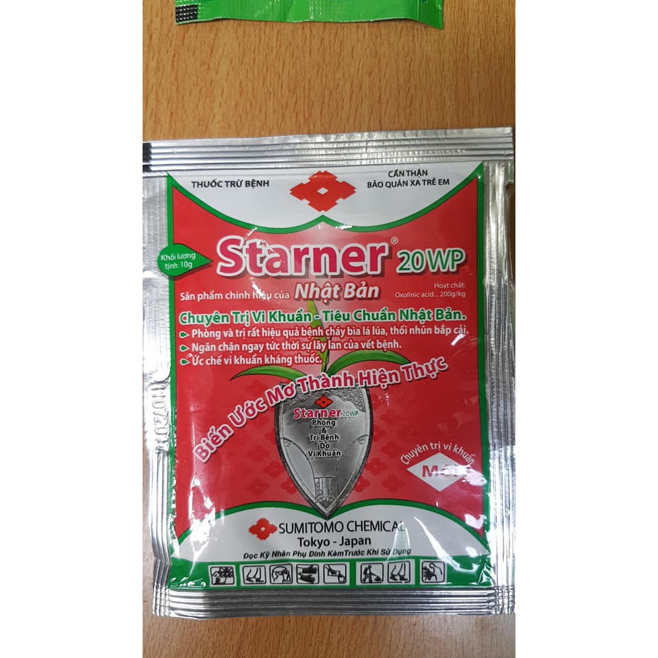 [FREESHIP TỪ 50K] Starner 20WP- thuốc trị bệnh cháy lá, thối nhũn và diệt khuẩn cực tốt cho lan
