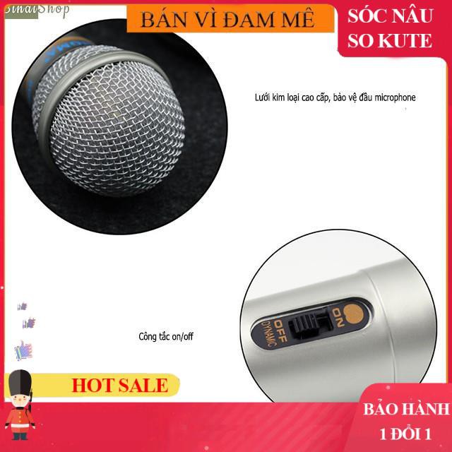 ✔️  Micro Karaoke Chống Hú, Độ nhạy - hút âm cao - TOP Mic Hát Karaoke mẫu mới bán chạy nhất 2020