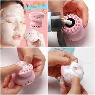 CỌ RỬA MẶT VÀ MASSAGE MẶT BẠCH TUỘC