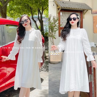 Váy đũi cao cấp Maya tay bồng dài tiểu thư