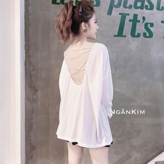 [ Hàng Hót ] Áo Thun Dài Tay Ngọc Lưng Hót Hít (kèm ảnh thật)