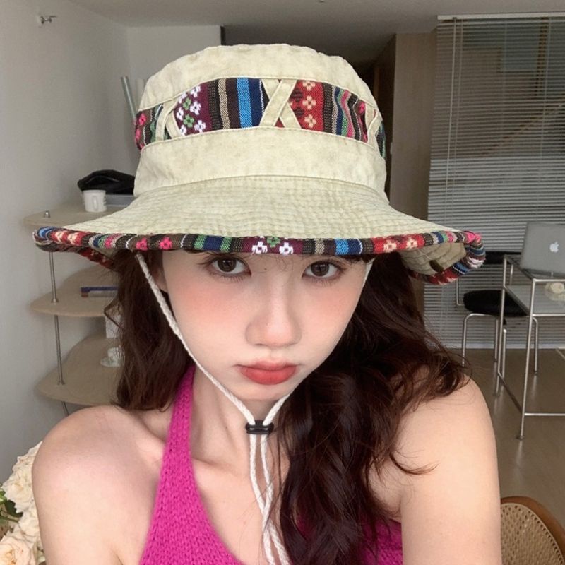 MŨ CAO BỒI HỌA TIẾT THỔ CẨM HOTTREND (CÓ SẴN)