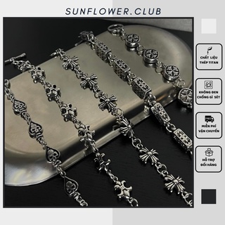 Vòng tay CHROME HEARTS titan không gỉ không bay màu