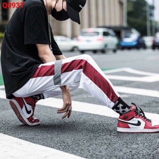 Quần phản quang chất vải dù Có size Nam và Nữ