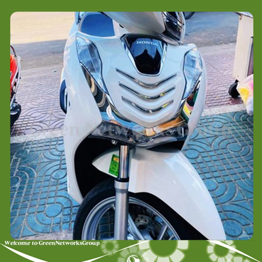 Mặt nạ xe SH 150 đời 2020 kiểu 3 sọc xi Greennetwokrs
