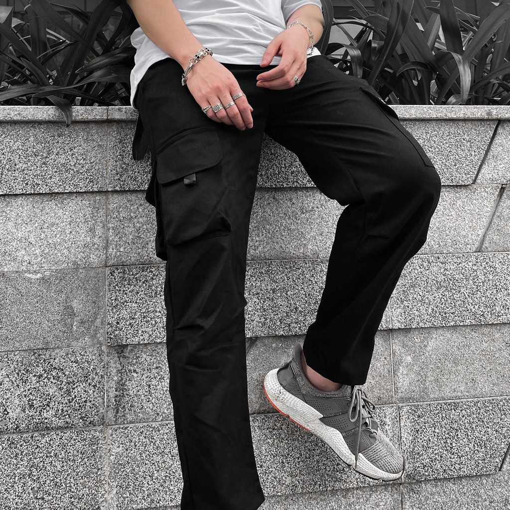 Quần Suông Túi Hộp -  CARGO KHAKI PANTS