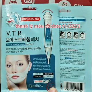[datet1/23]Mặt nạ nâng cơ giảm mỡ thừa tạo hình V line Mediheal V.T.R Stretching patch 💚 💚
