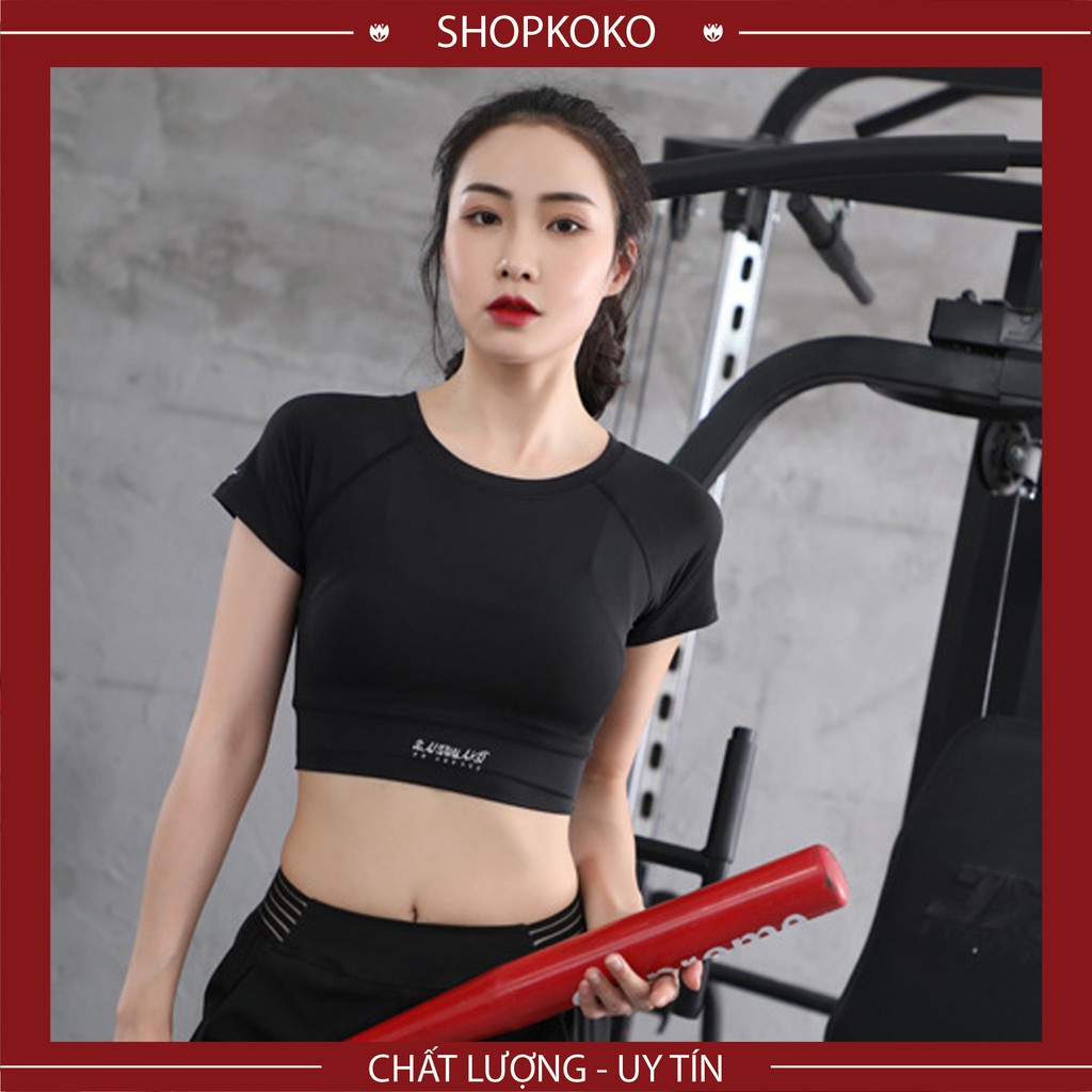 Áo Bra Croptop DK-062 FREESHIP Áo Thể Thao Nữ Phông Ngắn Khoe Vòng 2 Gợi Cảm