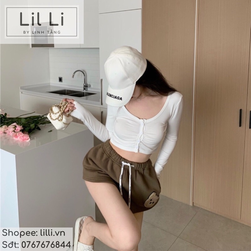 Quần đùi thun ngắn nữ thể thao, quần short nữ form rộng Hàn Quốc