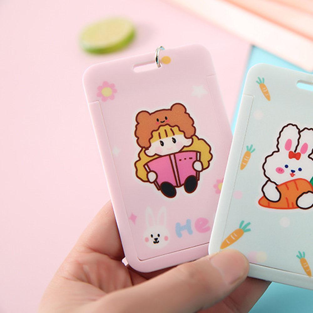 QQMALL Ốp Điện Thoại Họa Tiết Hoạt Hình Gấu Thỏ Phong Cách Hàn Quốc Dễ Thương Cho Nữ