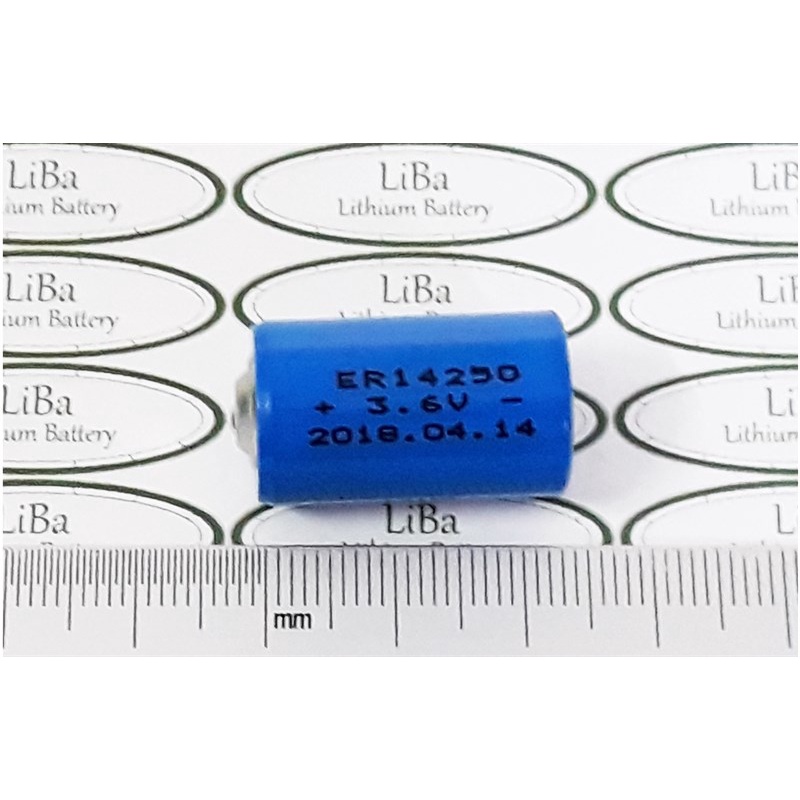 Pin Lithium ion 14250 3.7 V 280/300 mAh, đầu nhọn, Φ14mm - LiBa
