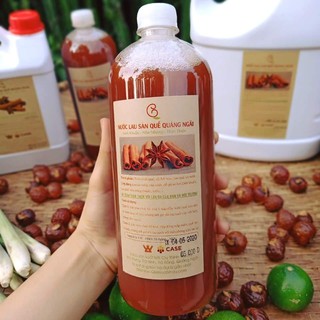 Nước Lau Sàn Quế QUẢNG NGÃI 1000ml - Xua Đuổi 100% Côn Trùng - An Toàn Cho Da -Cho Nhà Luôn Thơm Ngát